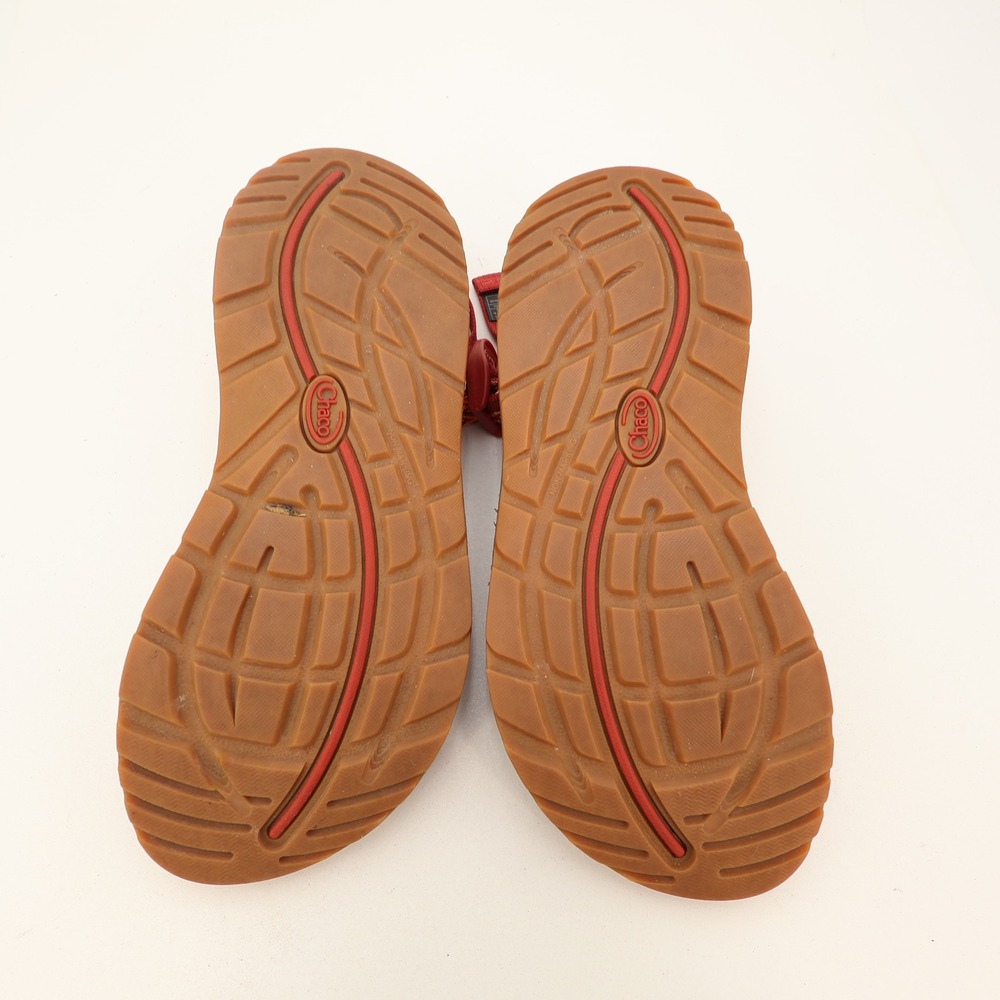 Chaco Z/Cloud X2 Womens 8 Sandals Red Orange Geometric Strappy J106506 - Picture 11 of 13